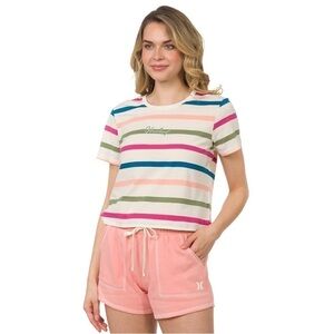 Hurley Striped Top | SIZE L